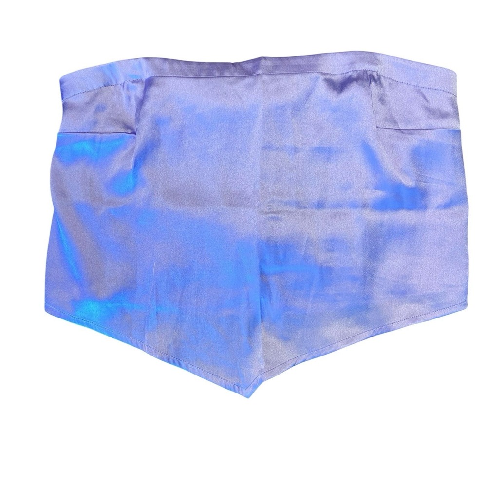 Hollister Lavender Bandana Tube Top Satin Strap Included Polyester Size S NWOT